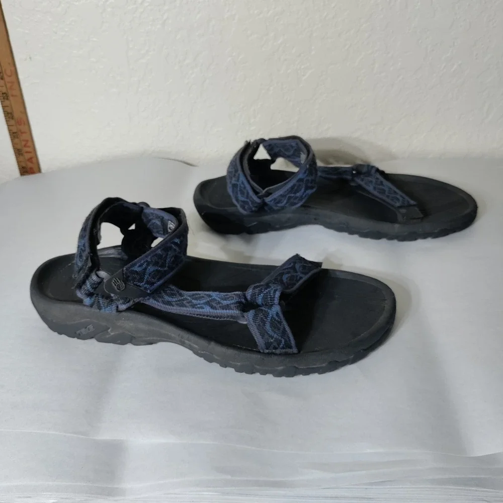 Teva Hurricane XLT2 Mens Sandals Navy Blue Black Sport Hiking 1093379 Size 10